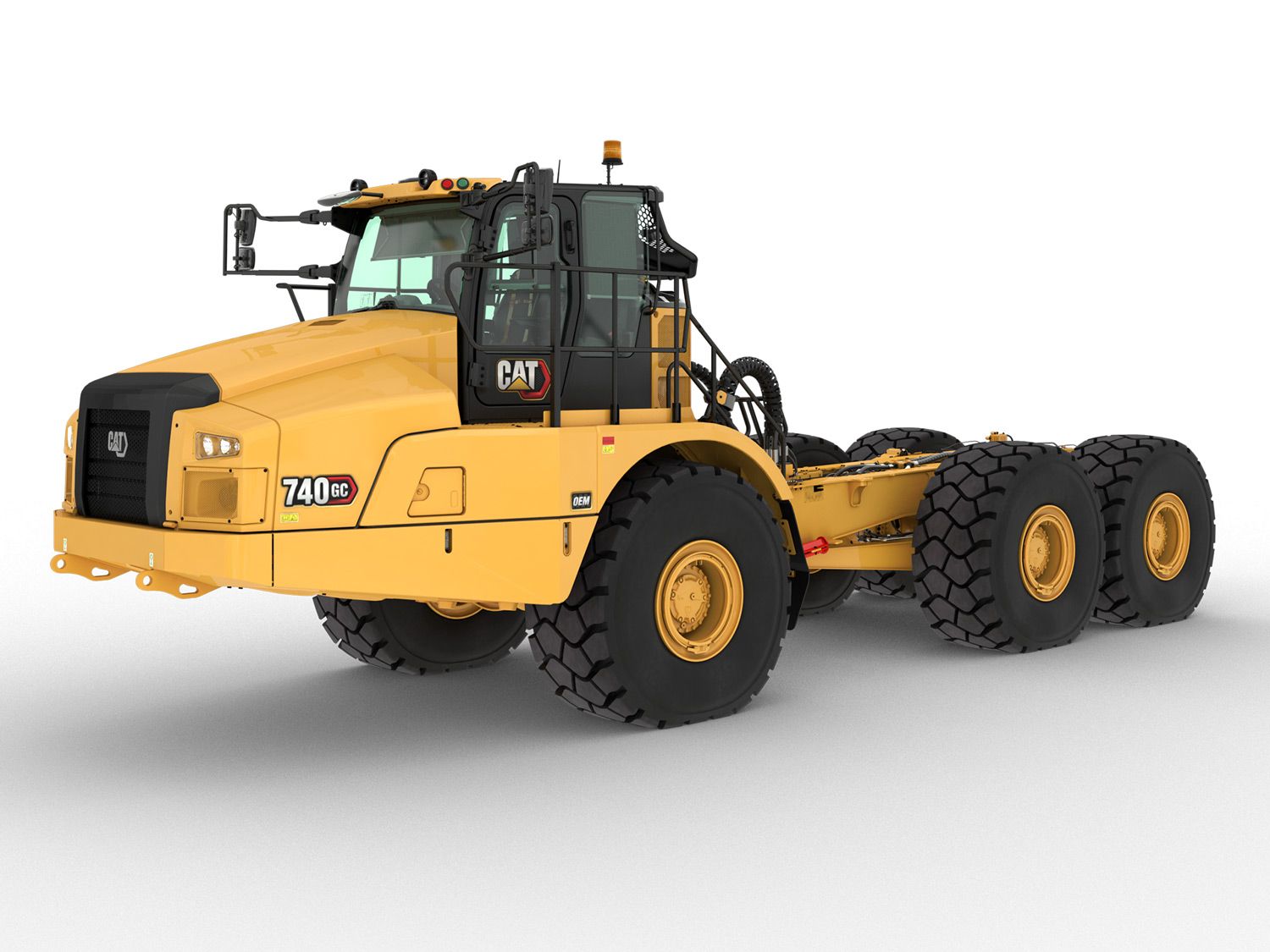 Miniatura Caminhão Articulado Caterpillar 730 Cód:85130 - CURIPEÇAS