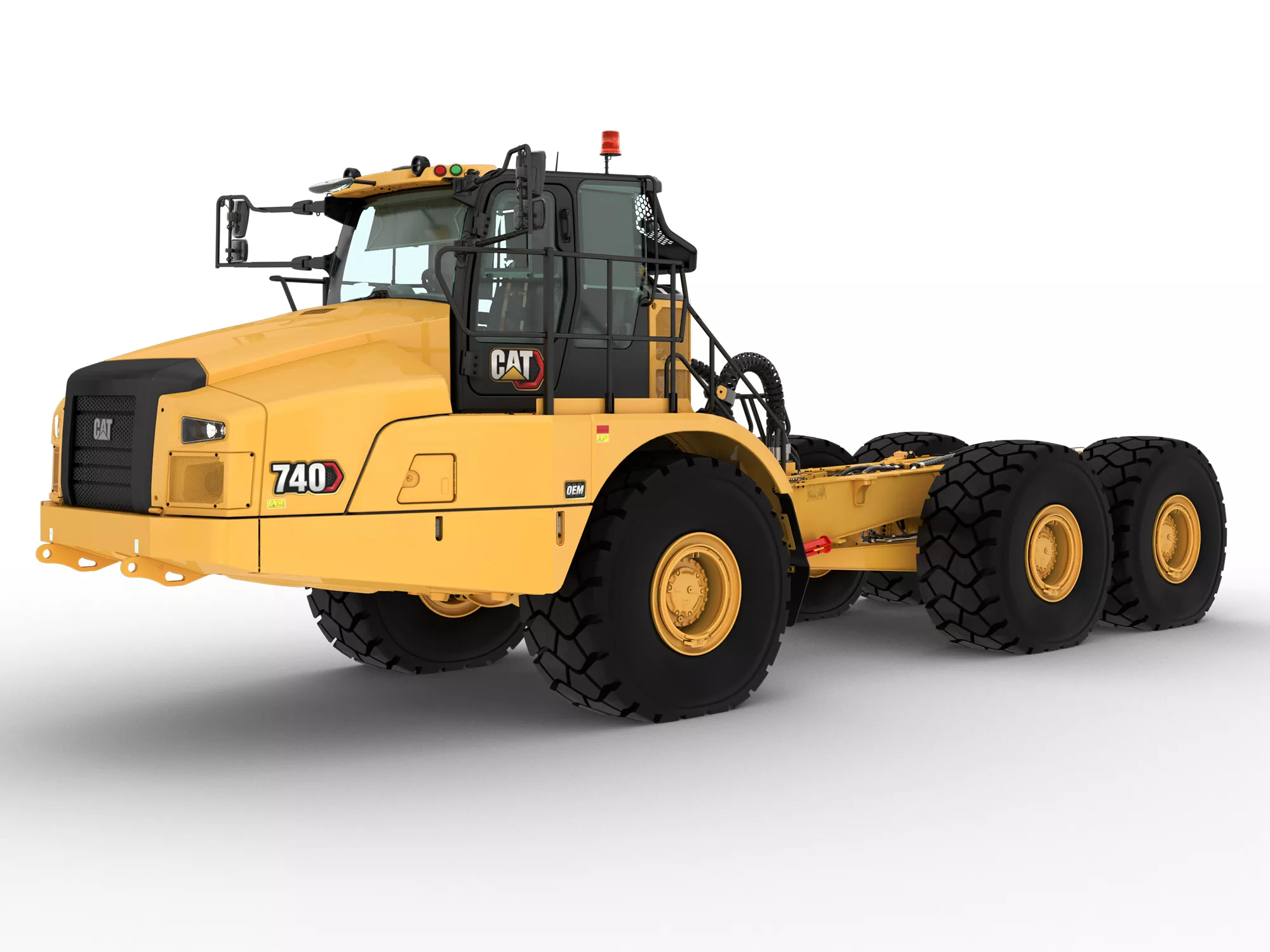 Customize the Cat 740 articulated truck bare chassis for your application.