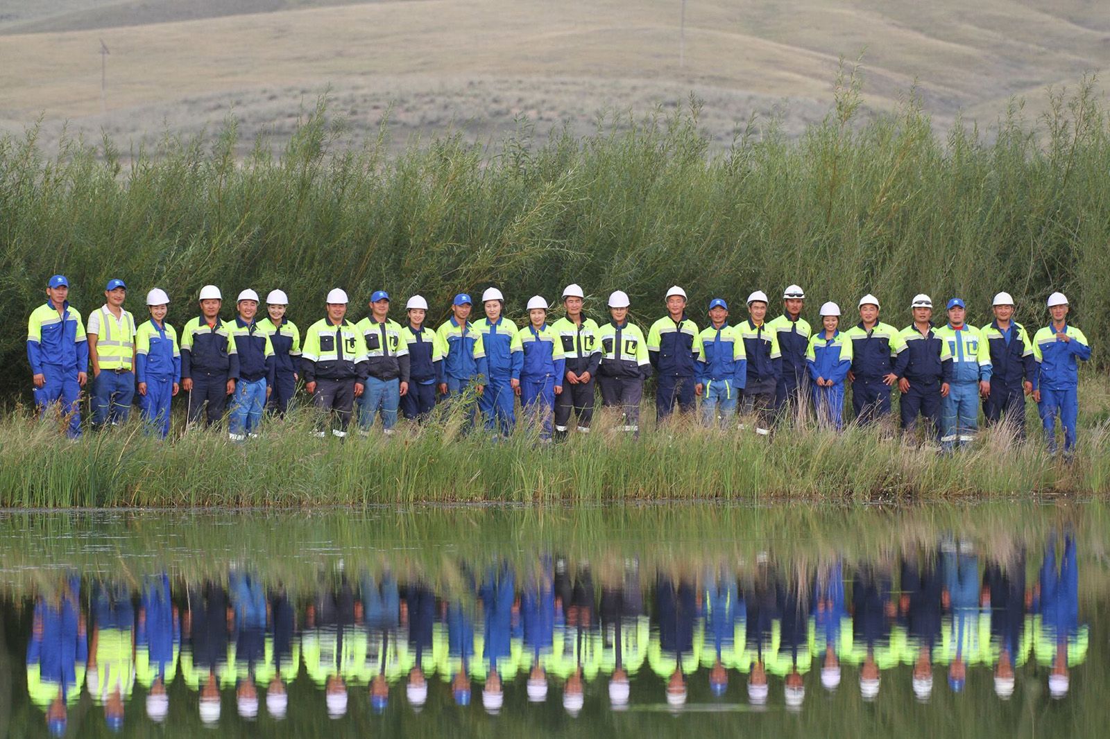 Mongolia Man-Made Lake
