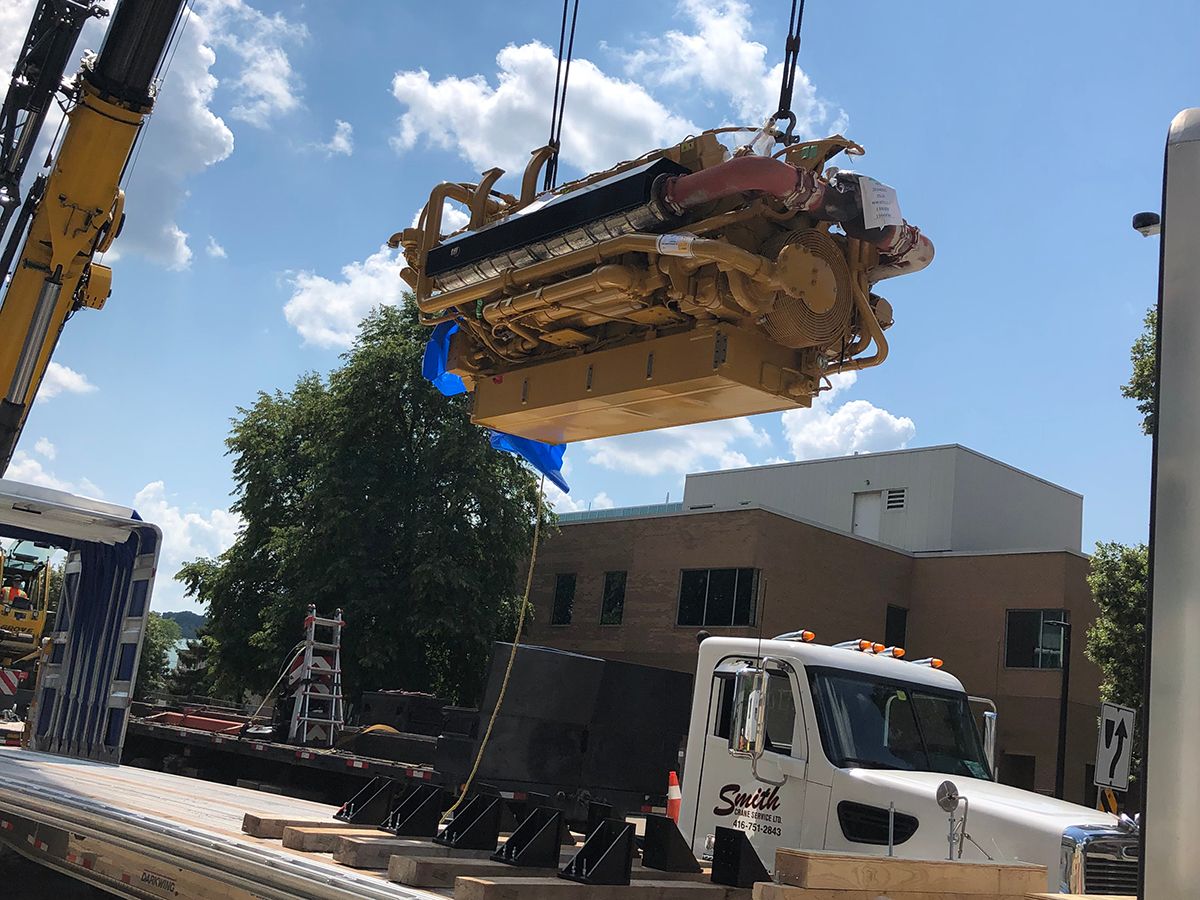 Entrega del Grupo Electrógeno a Gas Natural G3516H Cat® para Hamilton Health Sciences (HHS)