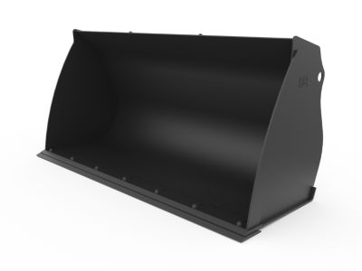 Buckets - Compact Wheel Loader - 0.95 m3 (1.25 yd3), Skid Steer Coupler, Bolt-On Cutting Edge