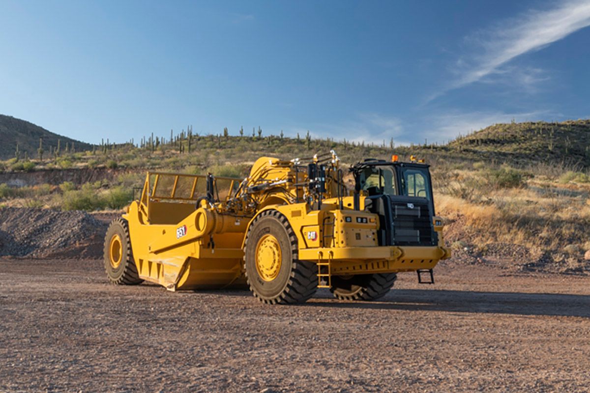 Caterpillar 657g скрепер