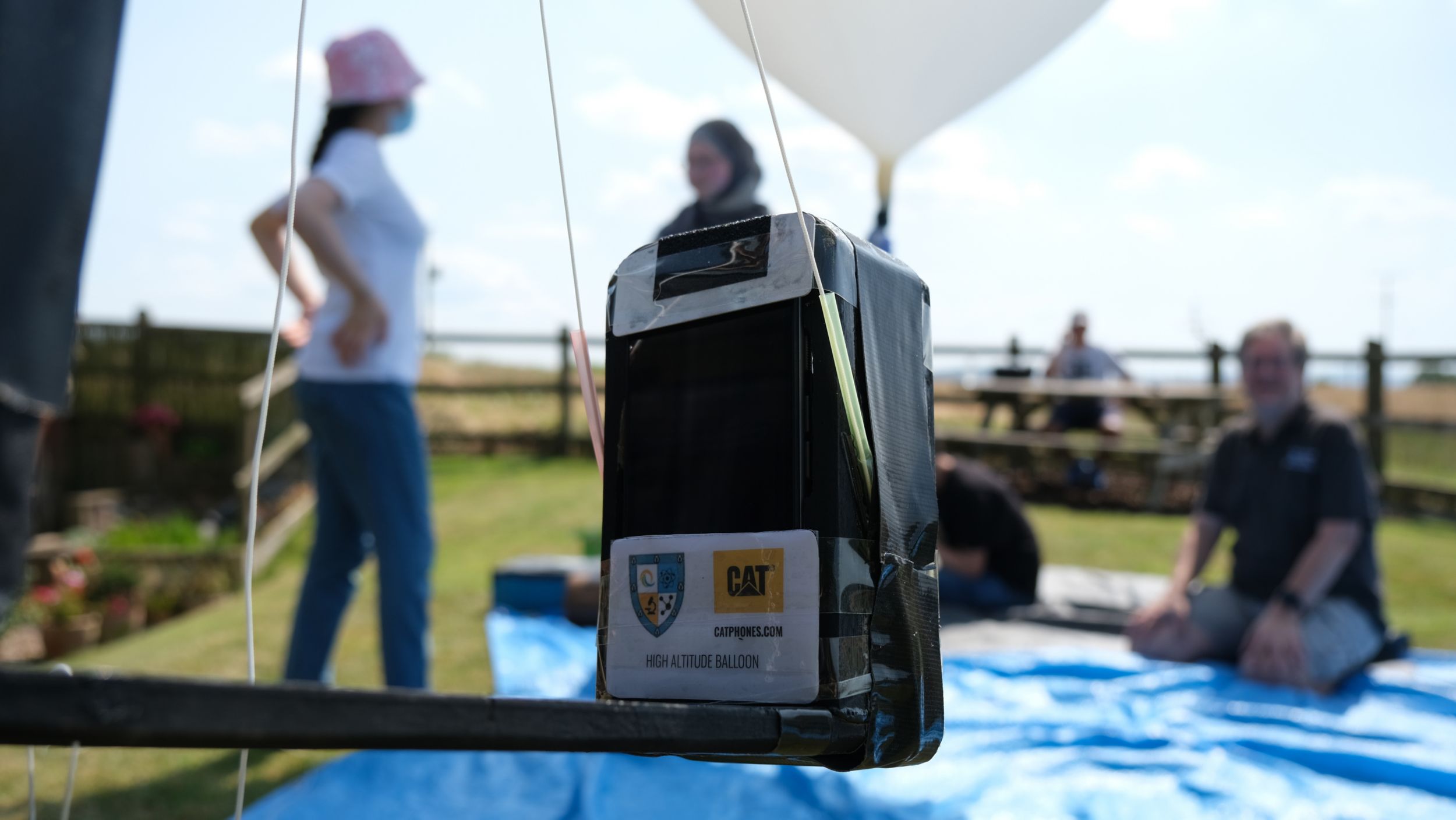 University students partnered with Bullitt Group to send two Cat phones to space to study how they cope with impacts and extreme temperatures.  