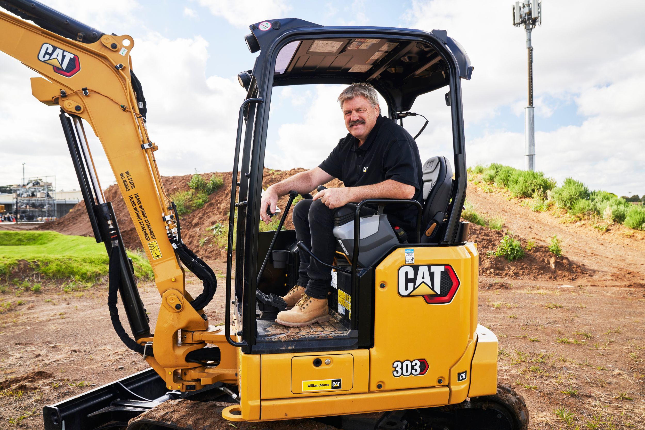 Meet Brian Taylor, AFL Legend and Cat® Compact Owner