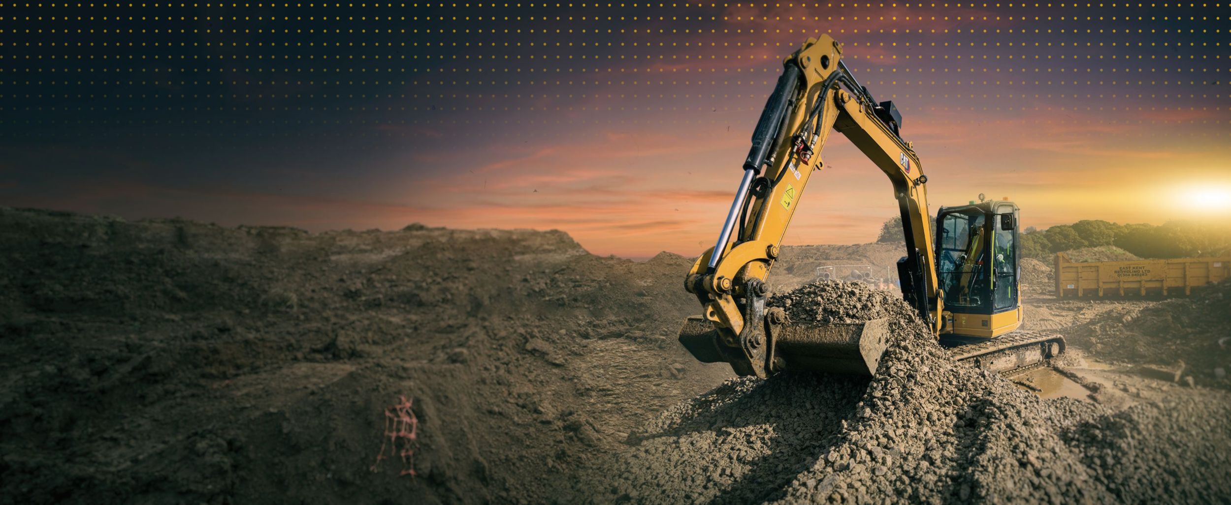 cat excavator wallpaper