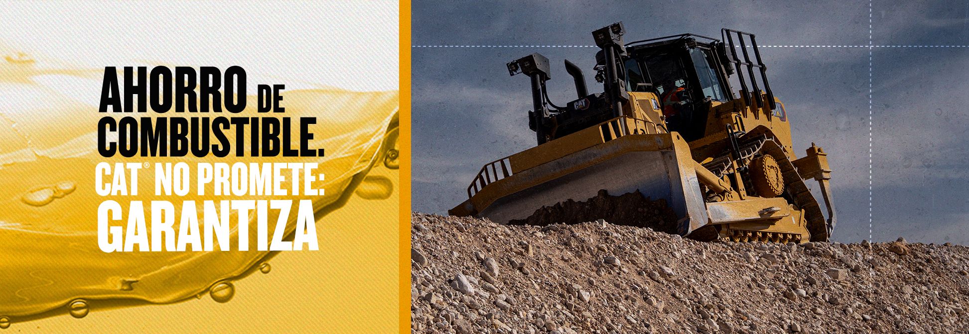 Ahorro de combustible. Cat® no promete: garantiza.