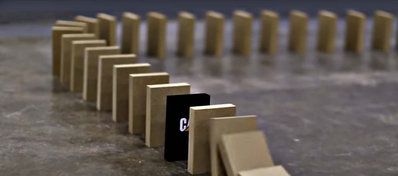 Cat Trial 8: Dominoes