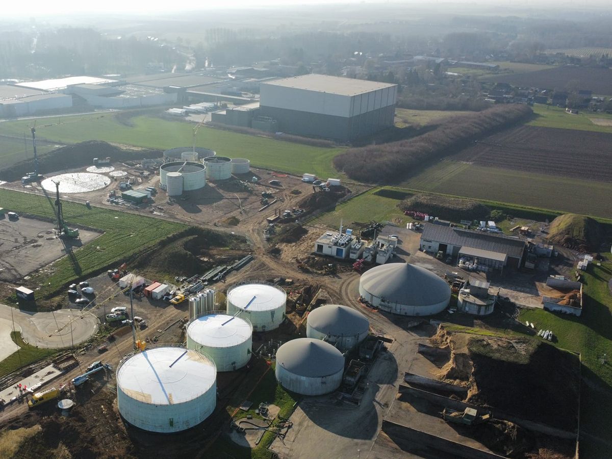 Biogaz du Haut-Geer’s operations in eastern Belgium