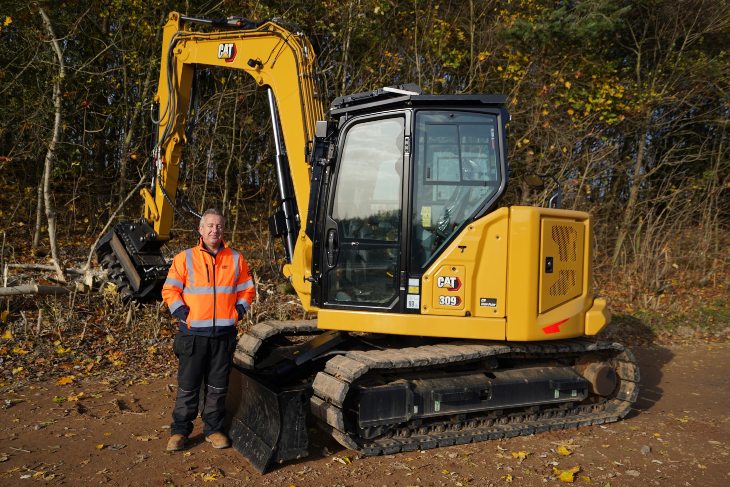 Touring the 309 CR High Flow with HM210 Mulcher | Cat | Caterpillar