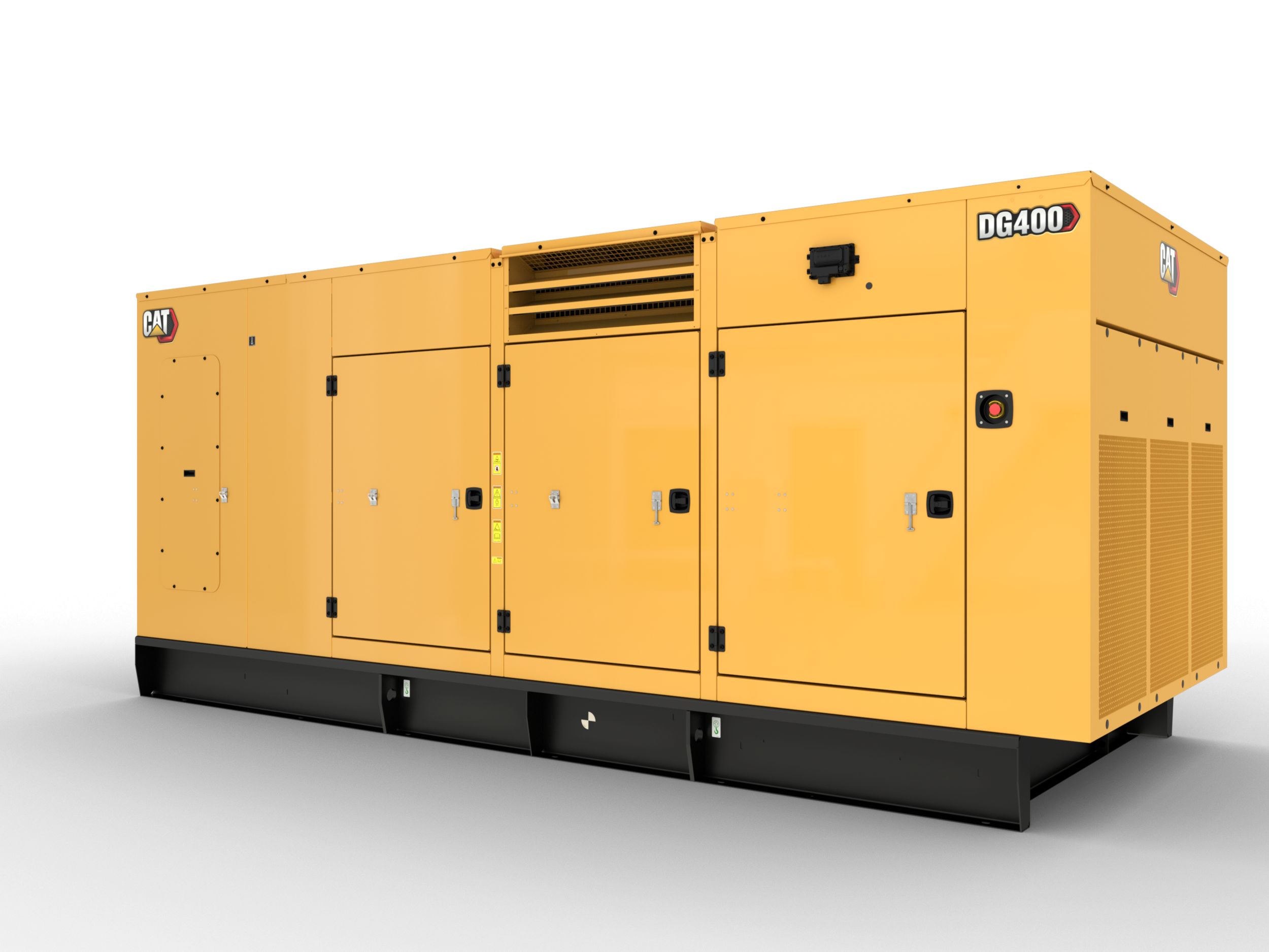 Vue arrière gauche de l'enceinte