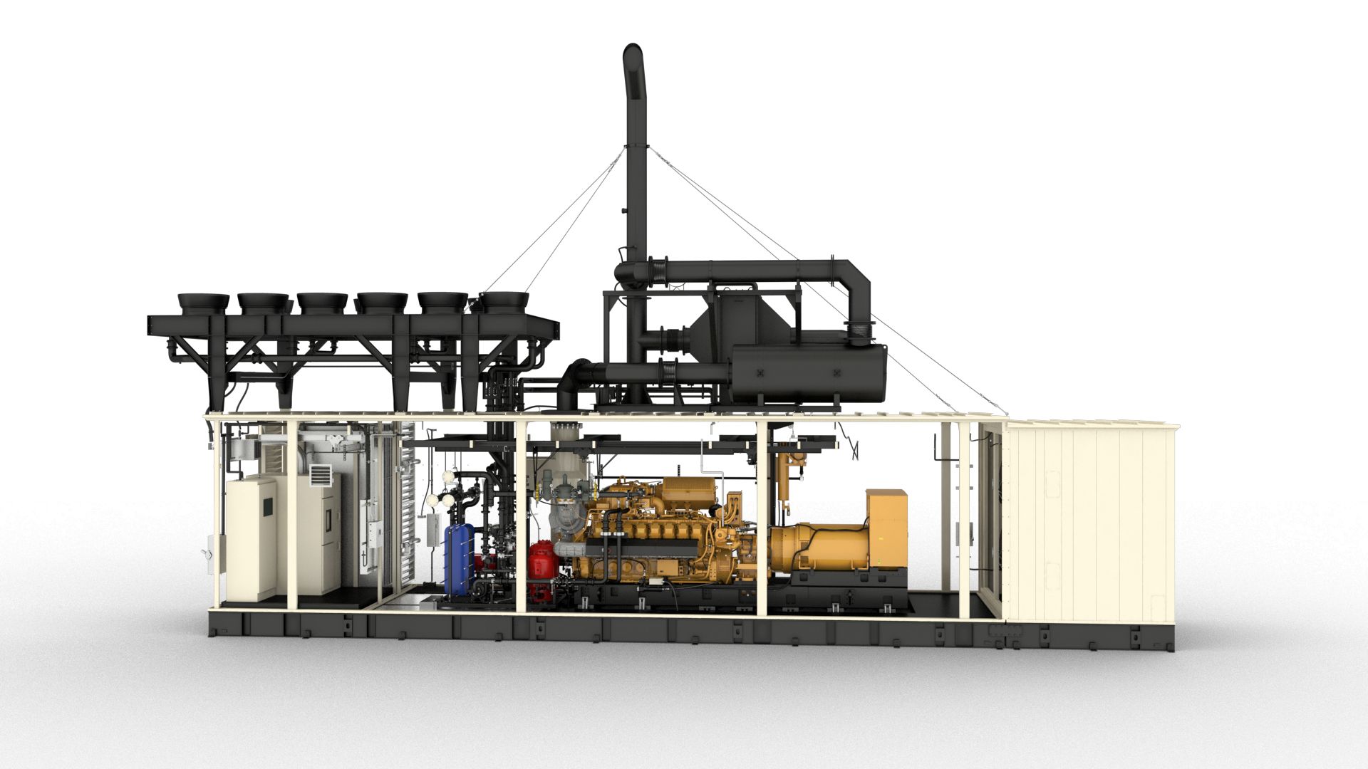 CHP2000 Gas Enclosure Open>