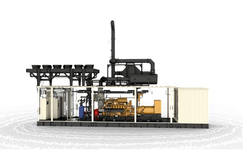 CHP2000 Gas Enclosure Open