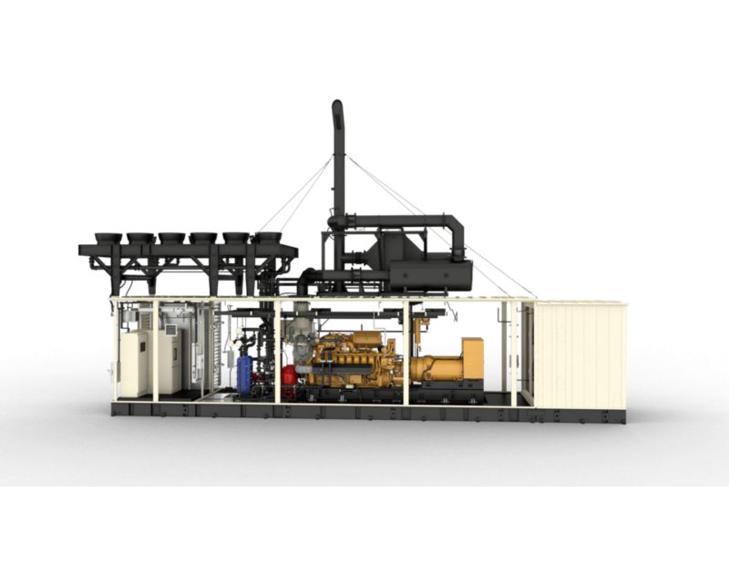 CHP2000 Gas Enclosure Open