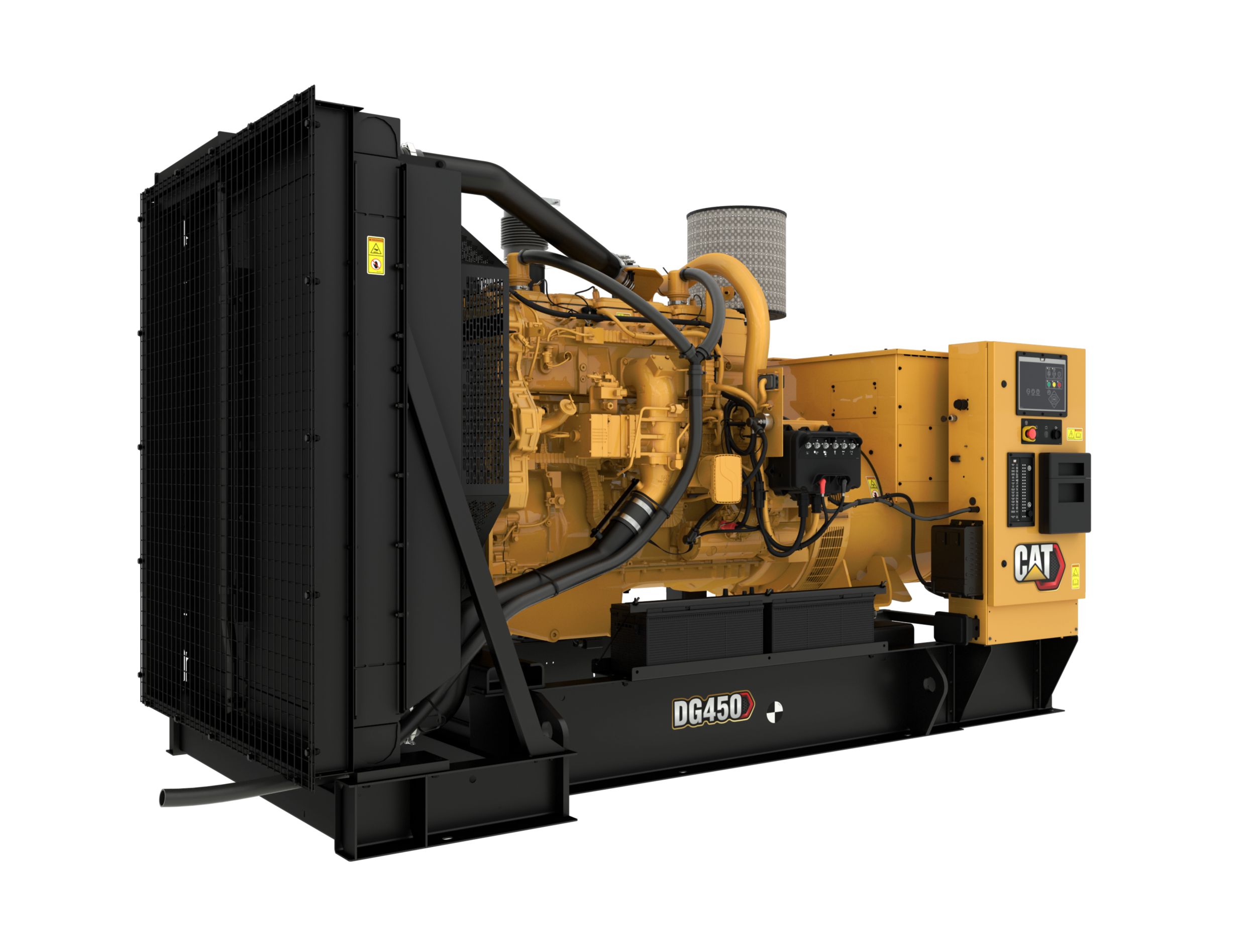 منظر من الجهة الأمامية اليسرى لمجموعة مفتوحة