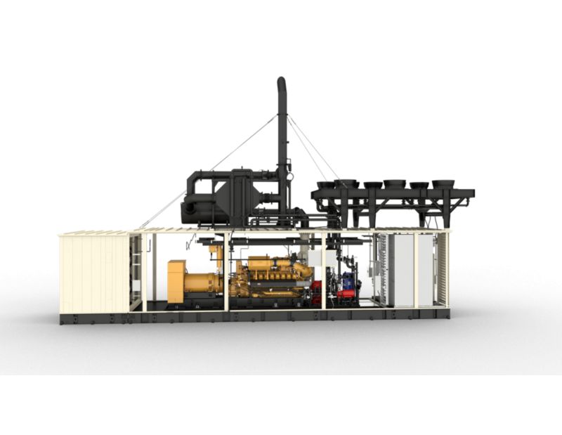 CHP2000 Gas Enclosure Open