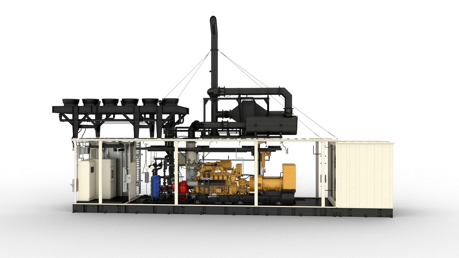 CHP1500 Gas Enclosure Open>