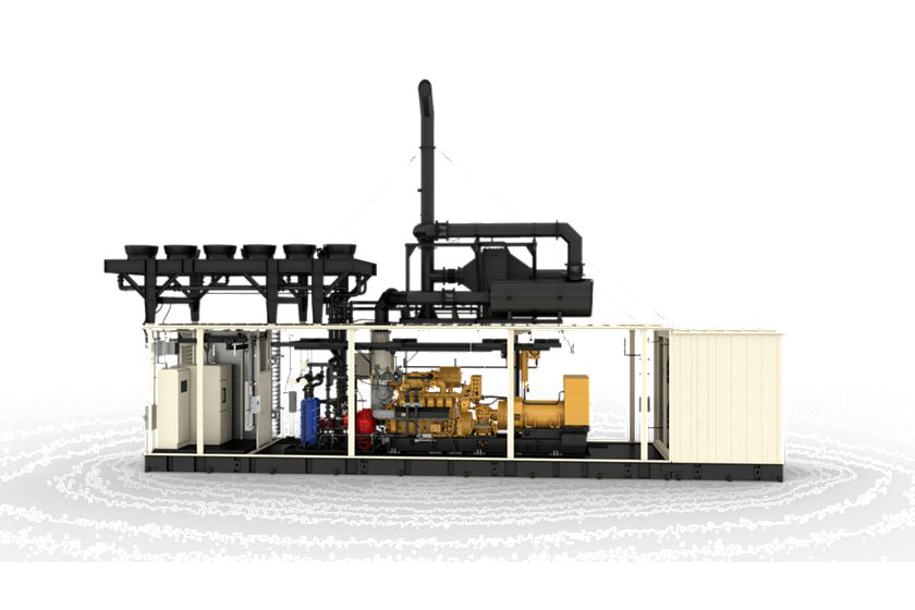 CHP1500 Gas Enclosure Open