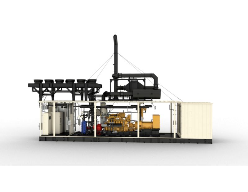 CHP1500 Gas Enclosure Open