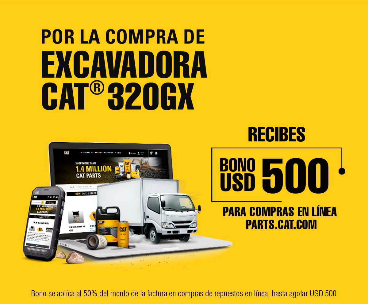 Nota de Credito en parts.cat.com por $500 USD