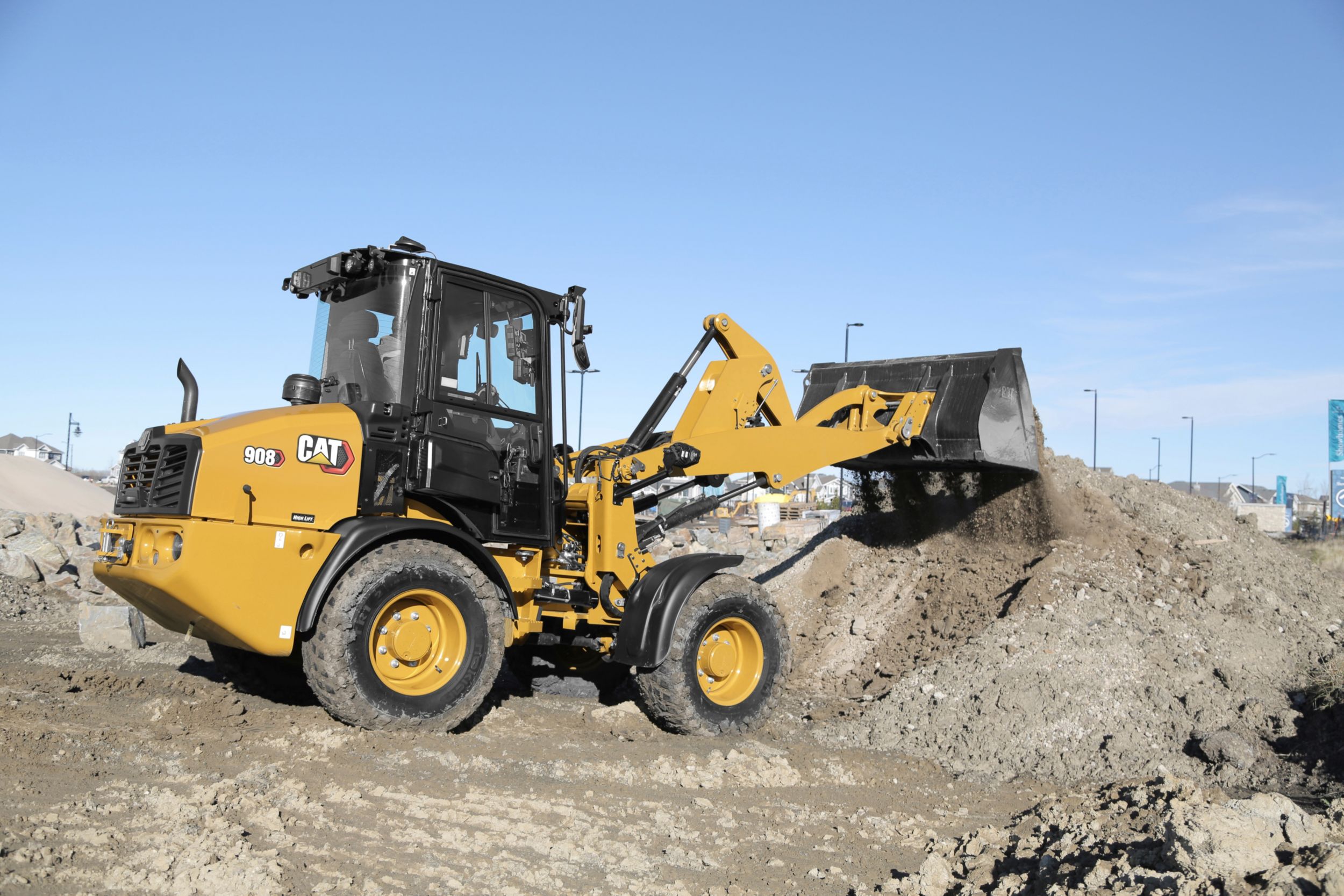 908 Compact Wheel Loader High Lift