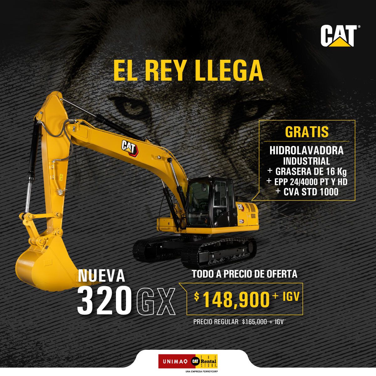 Oferta Especial Para Excavadora 320GX