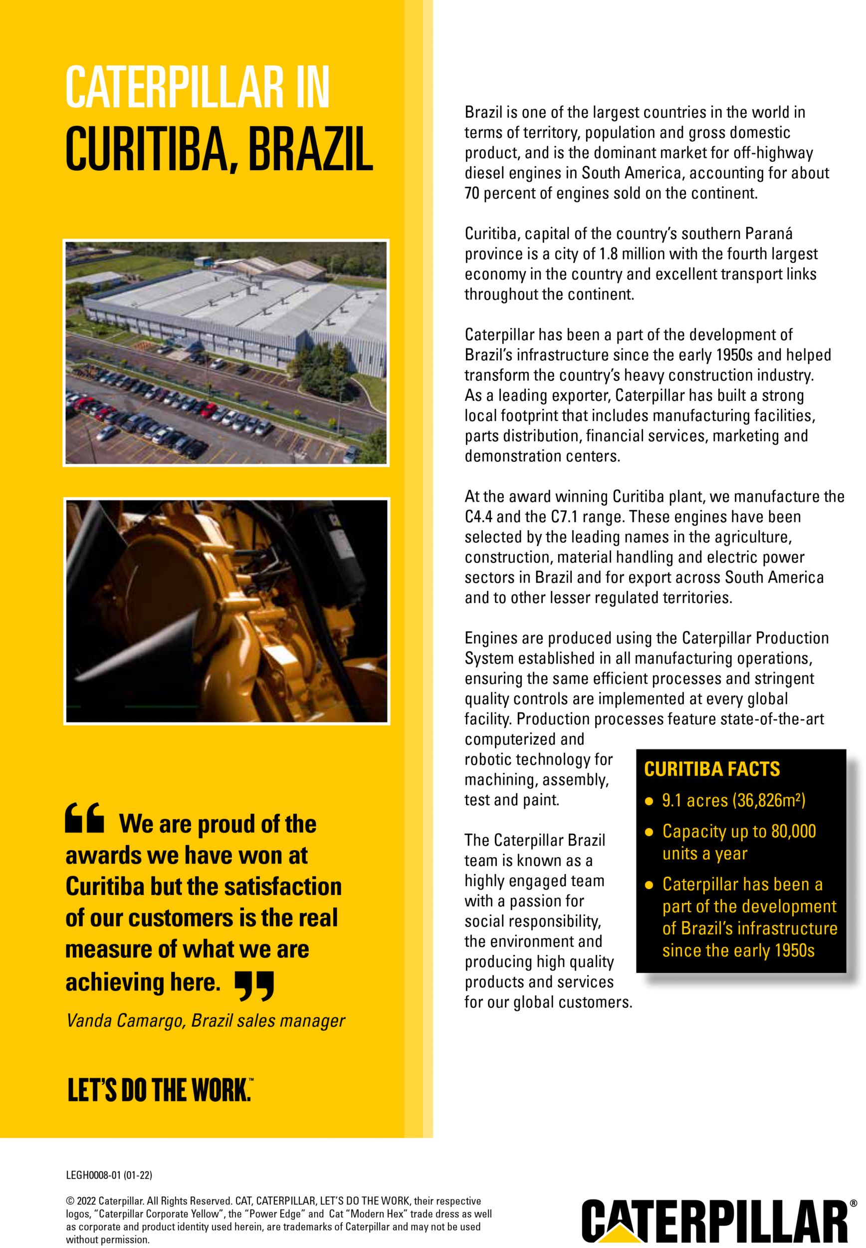 Caterpillar in Curitiba