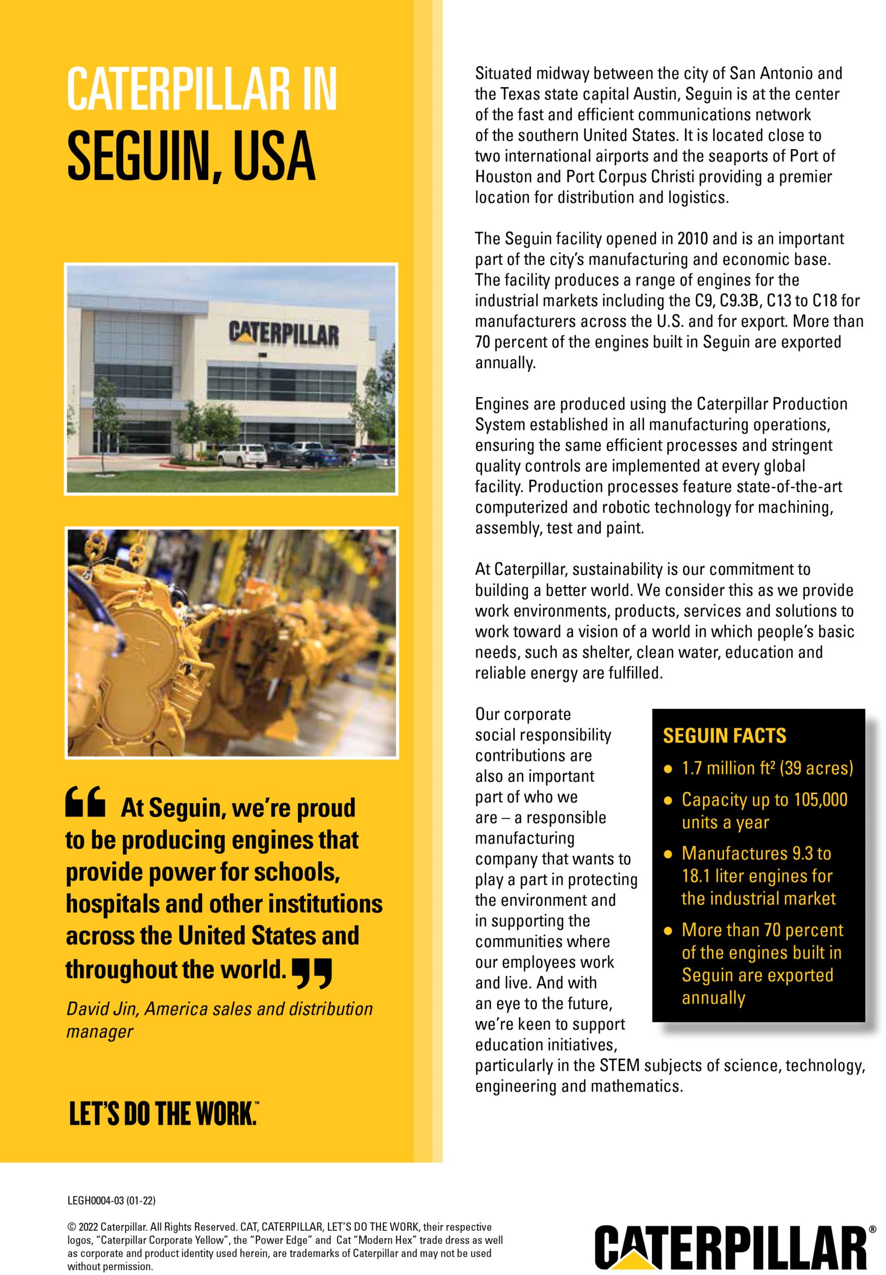 Caterpillar in Seguin