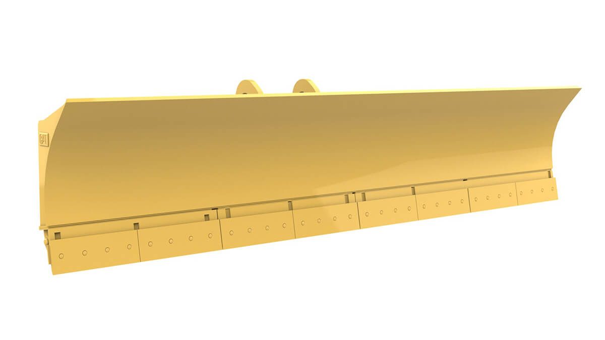 Motor grader blade attachment