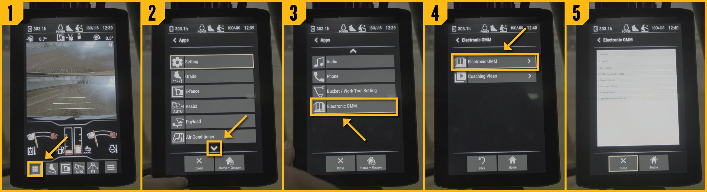 Electronic Operation and Maintenance Manual on Hydraulic Excavator