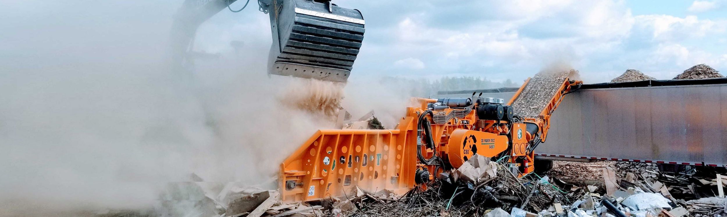 Cat powered chippers and grinders