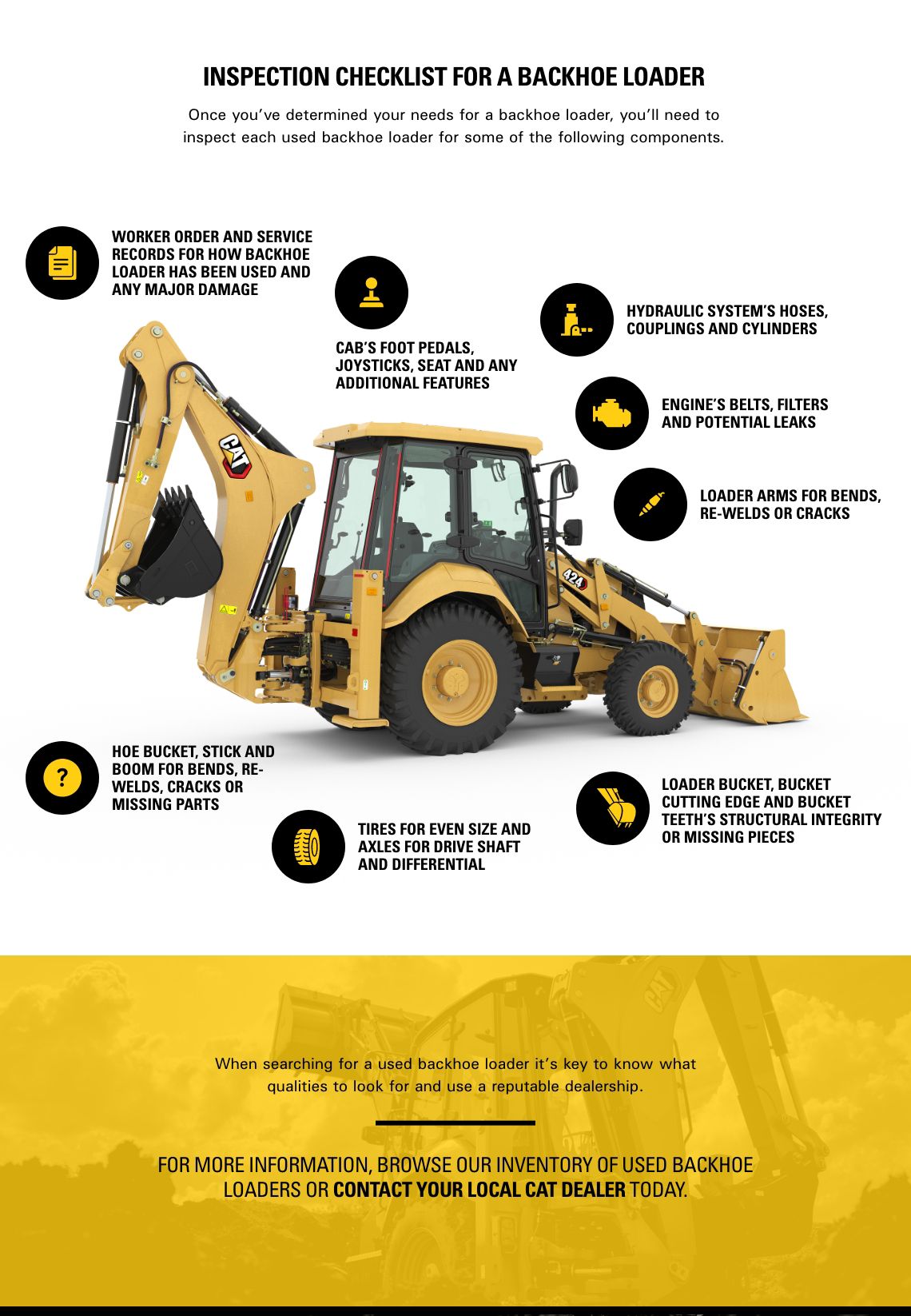 8 Tips & What to Look For When Buying a Used Backhoe Loader