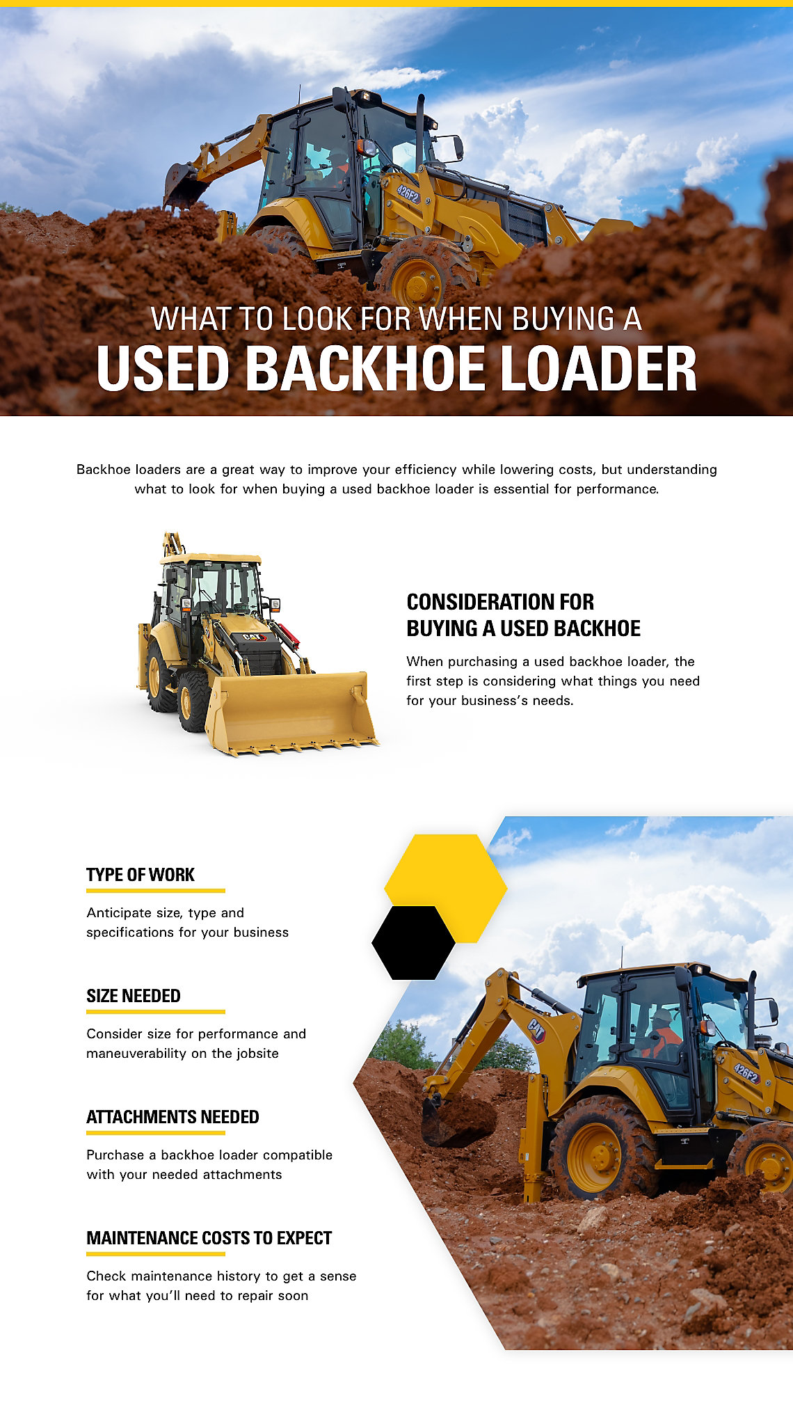 What to Look For When Buying a Used Backhoe Loader