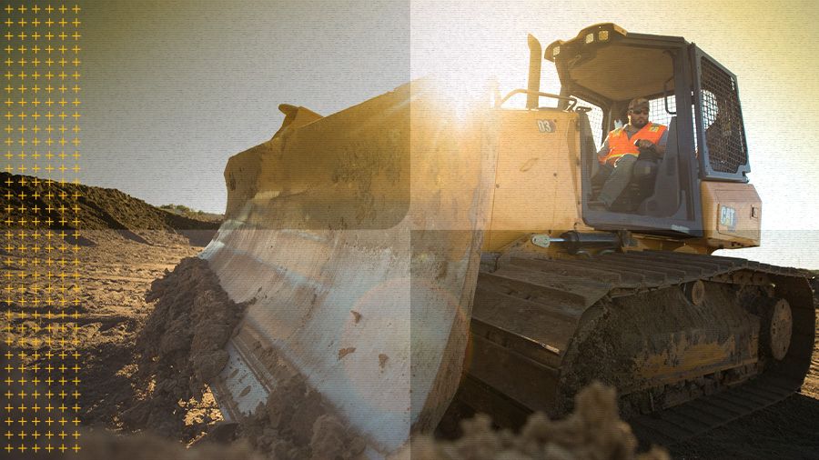 Worker in D3 Dozer