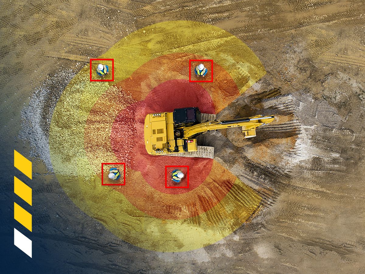 Rilevamento persone per escavatori