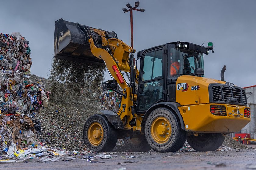 Cat® 906 in waste application