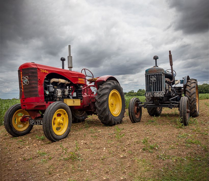 Jeffrey Giblin's tractors