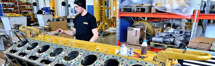 Cat certified rebuilds for mining