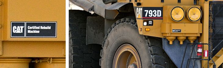 Cat certified rebuilds for mining