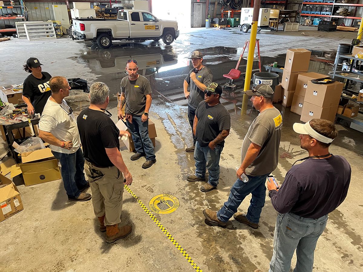 Energy Rental Solutions Cat (ERS Cat) technicians