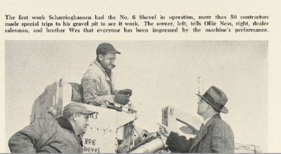 Photo of 1953 Caterpillar employee newsletter article