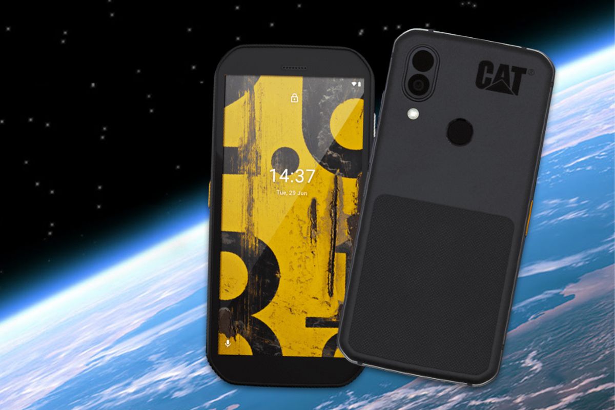 Un Smartphone Cat Dans L’espace