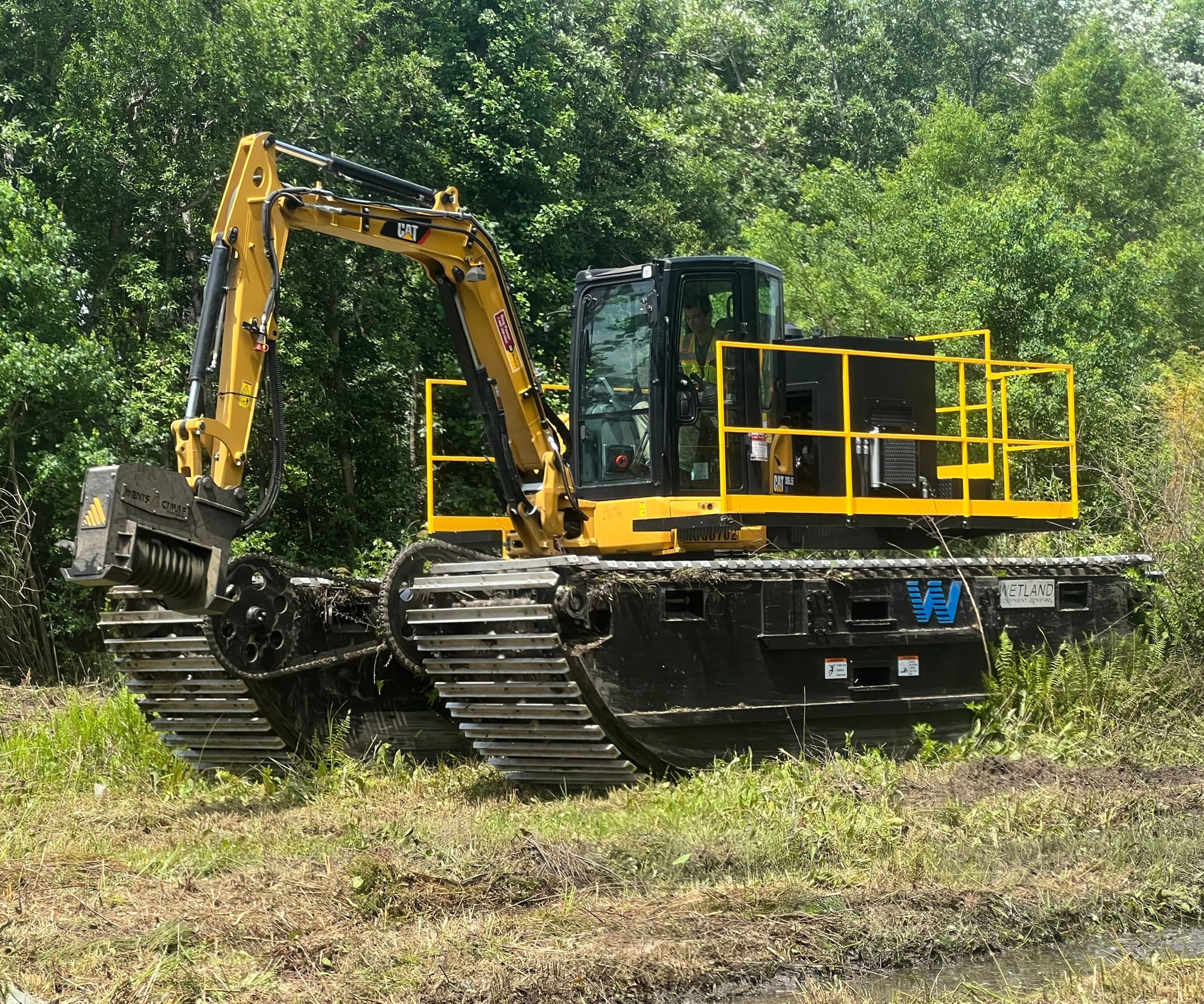 Wetland Equipment Company teams with Cat power for their Amphibious Buggies.