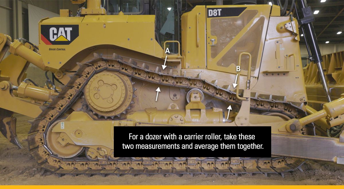 How to check dozer track