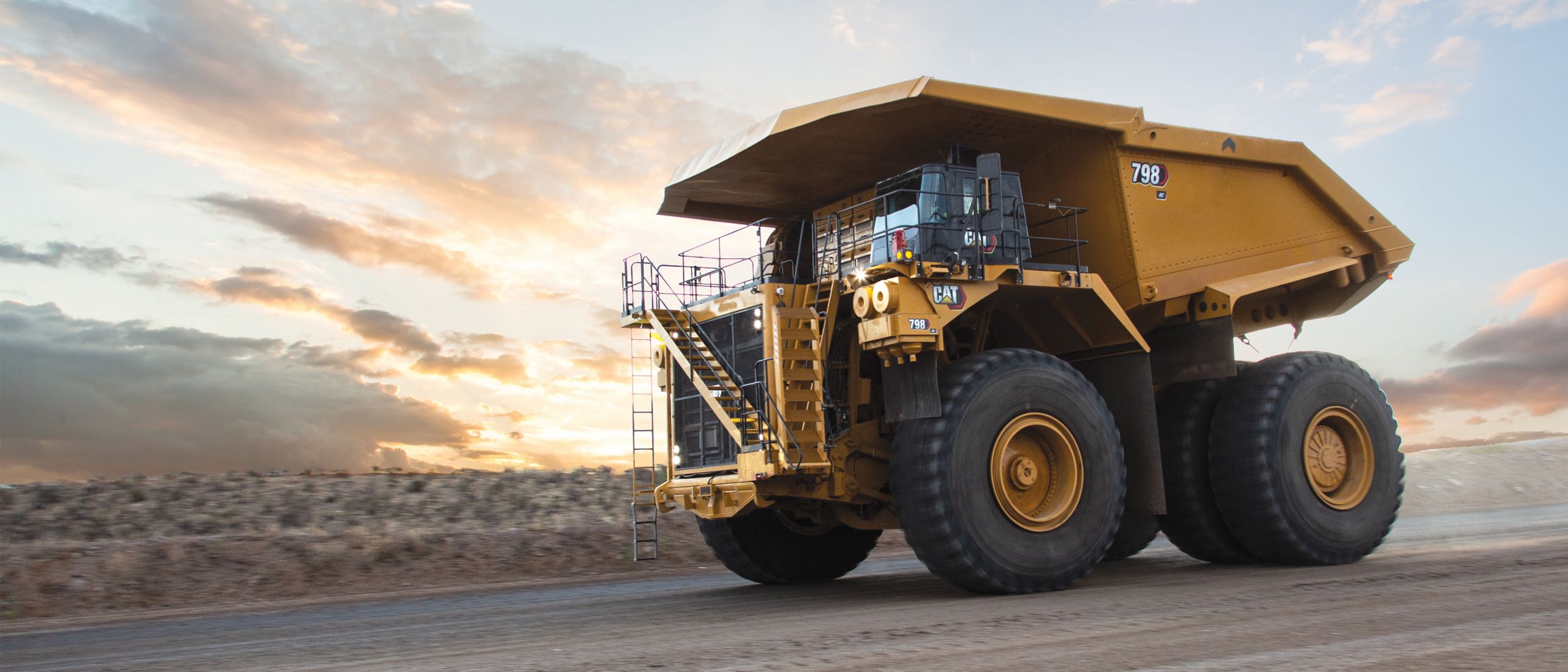 Caterpillar Truck Inside