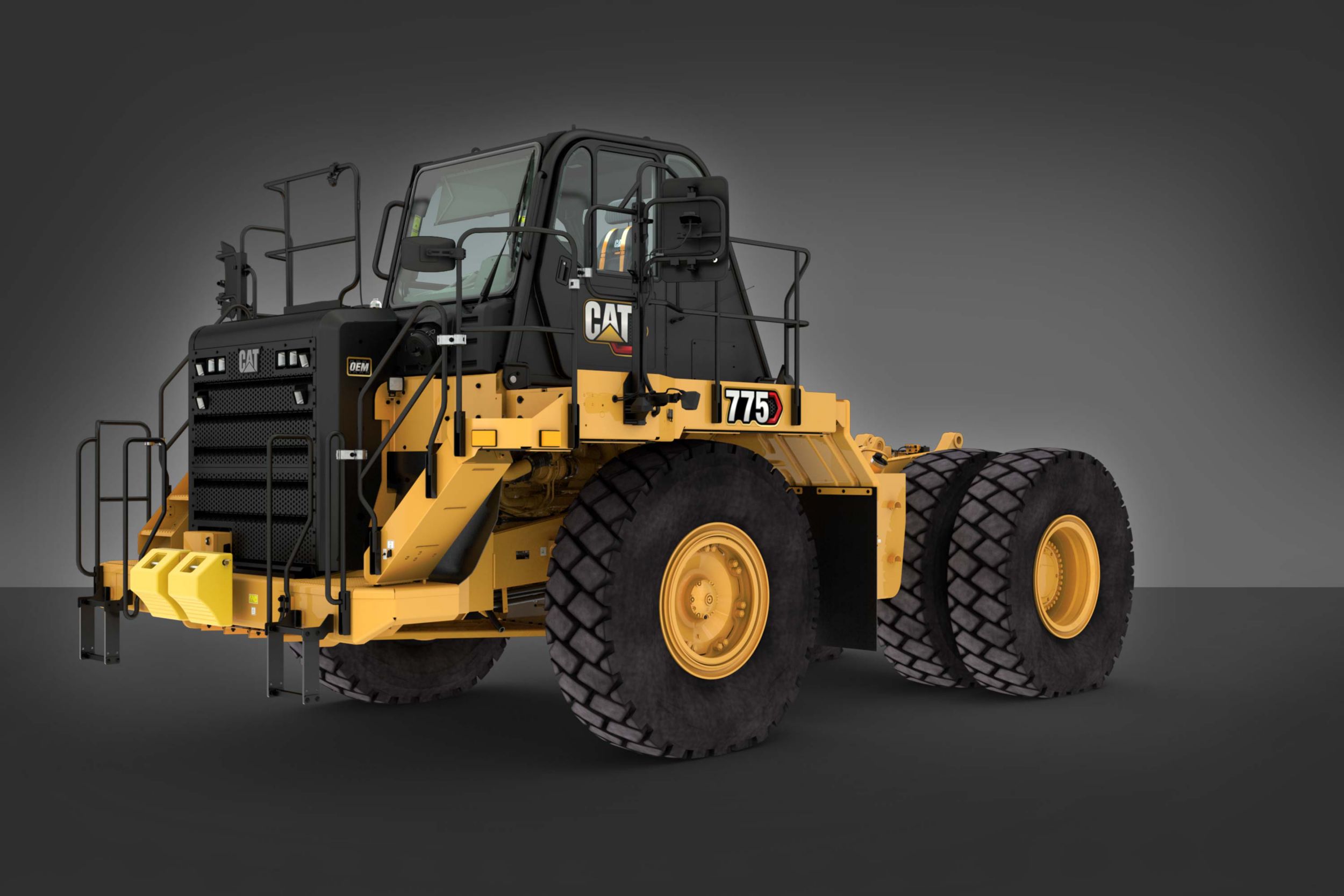 Cat 775 truck met chassis zonder opbouw | Cat | Caterpillar