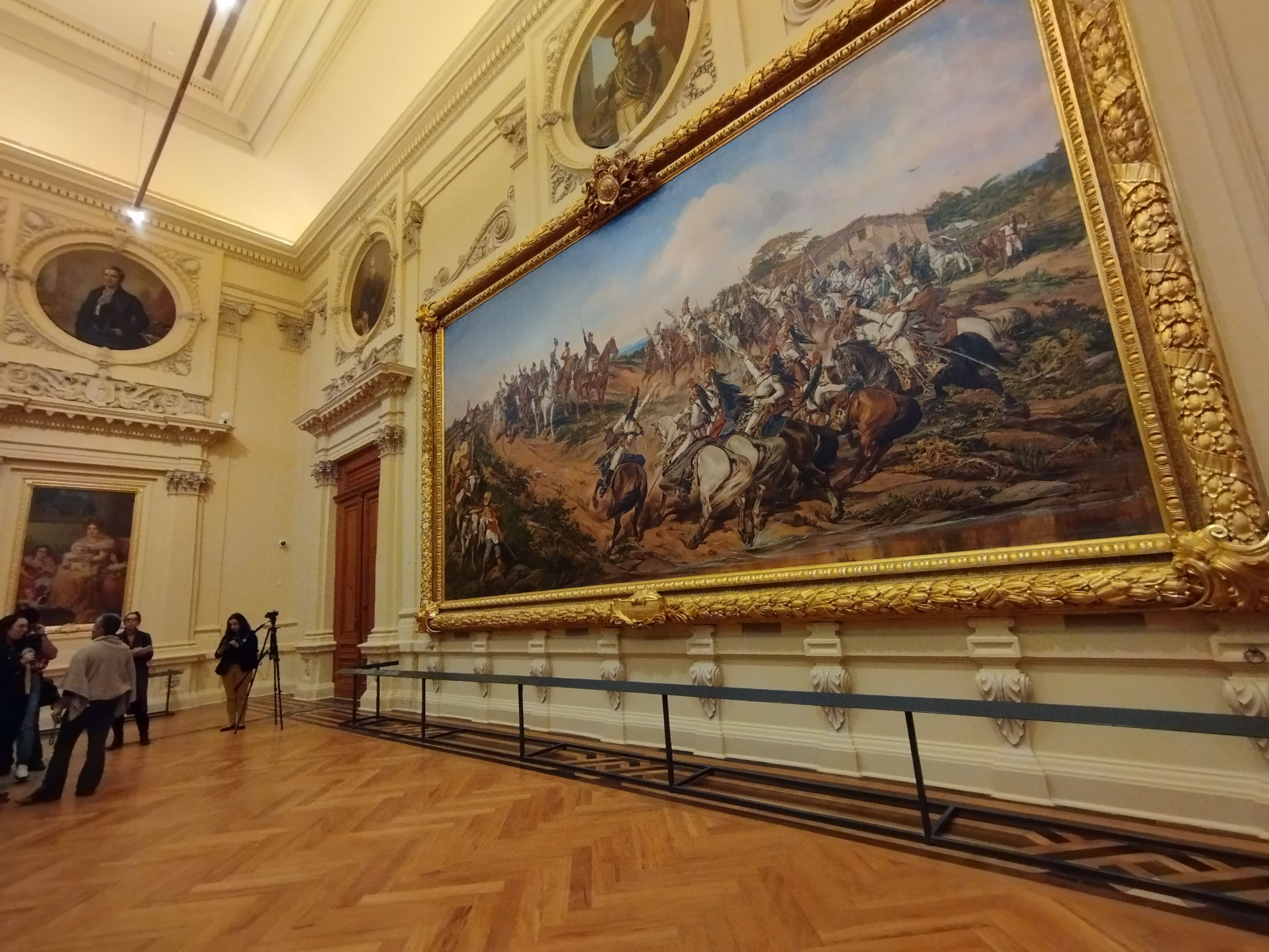 A tela “Independência ou Morte” de Pedro Américo tem 4,15 metros por 7,60 metros