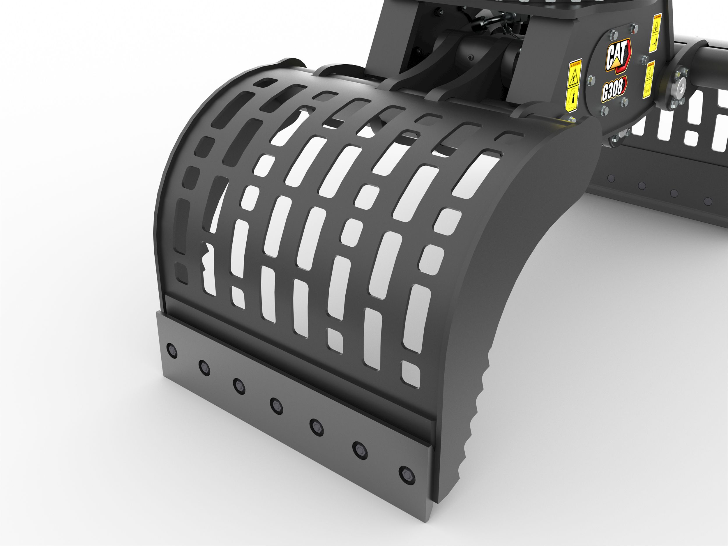 Plaques latérales perforées verticalement