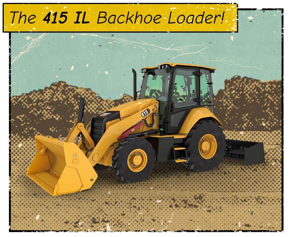 The Cat 415 IL Backhoe Loader offers features, specs and performance that are everything you need in a machine.
