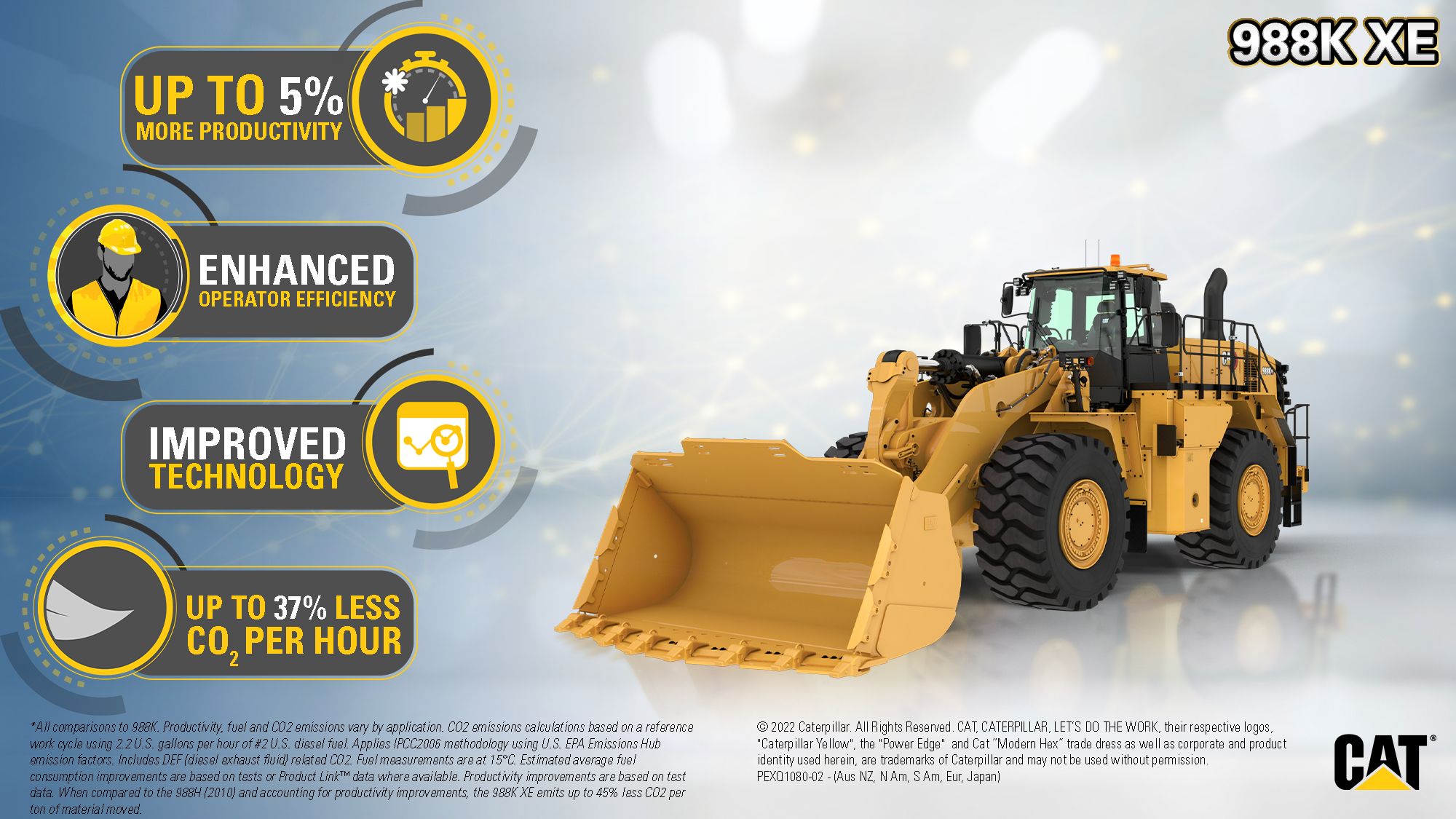 988K XE Large Wheel Loader Customer Benefits