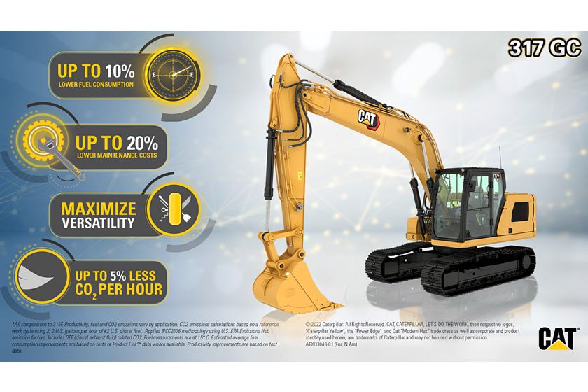 317 GC Excavator Customer Benefits